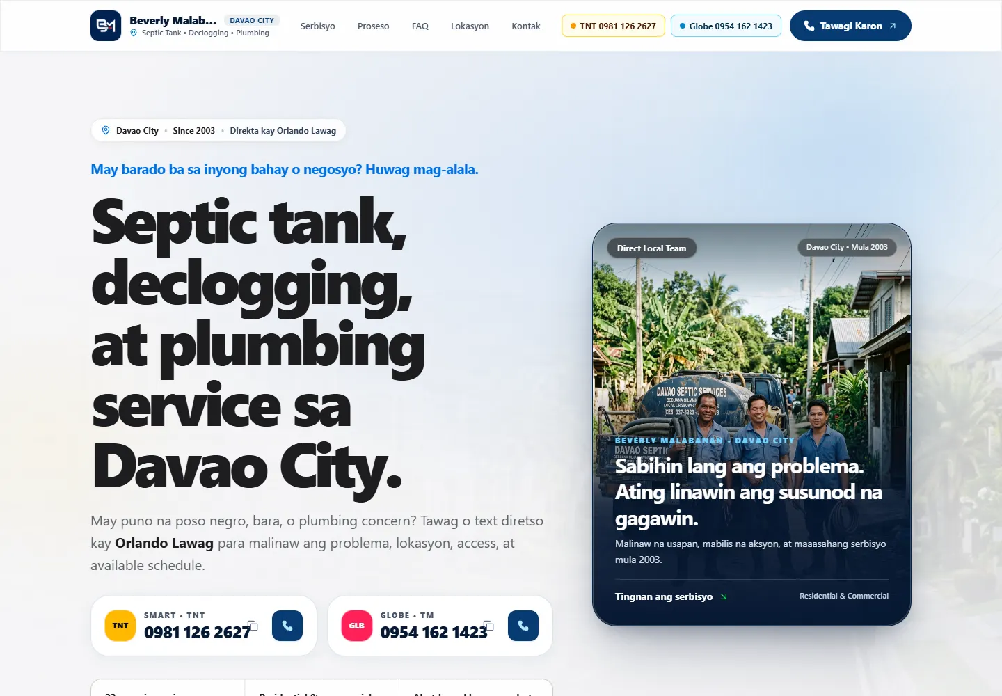 Beverly Malabanan Davao landing page and brand ecosystem created by We Forge Web