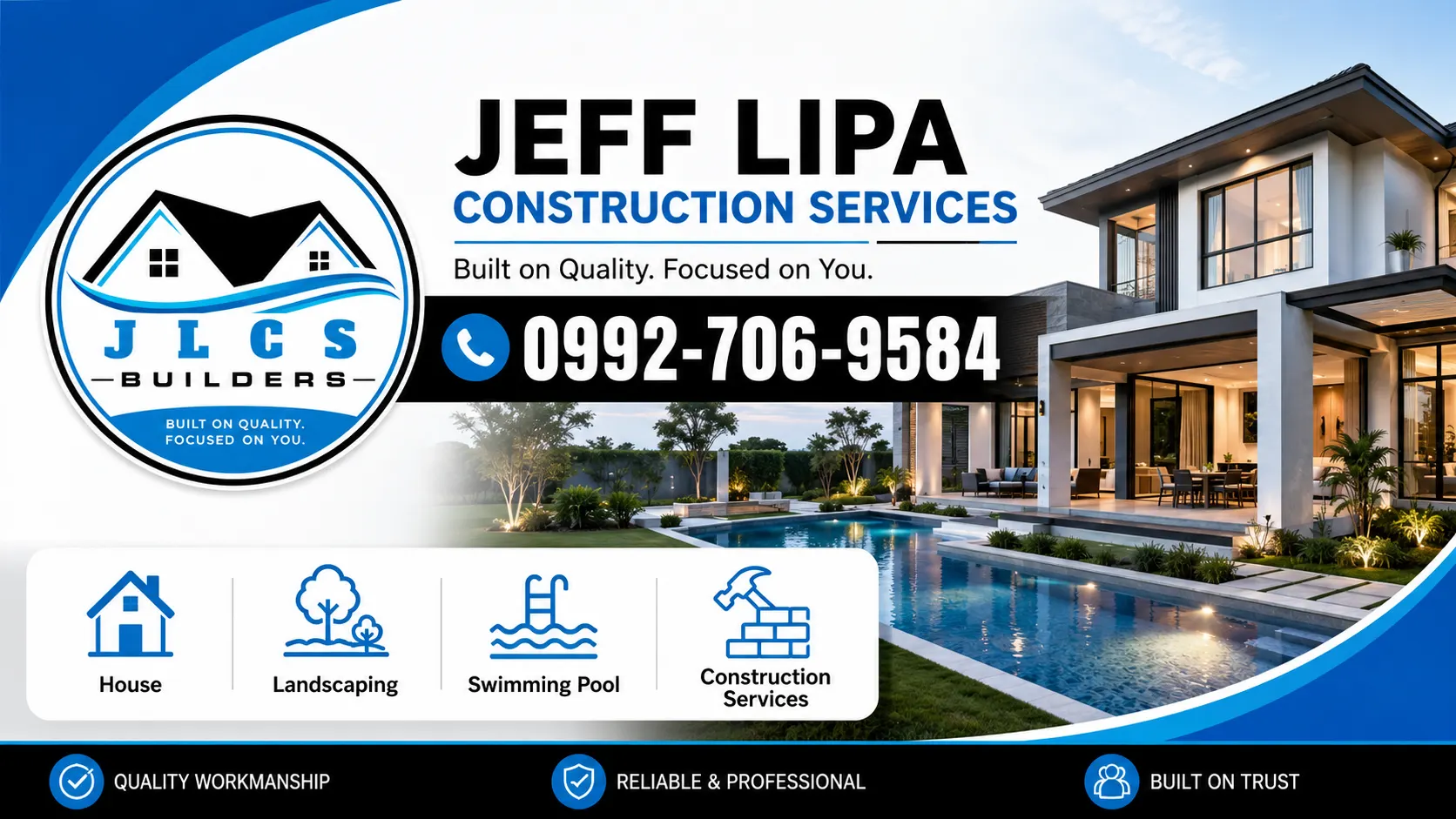 Jeff Lipa Construction Services brand and website project