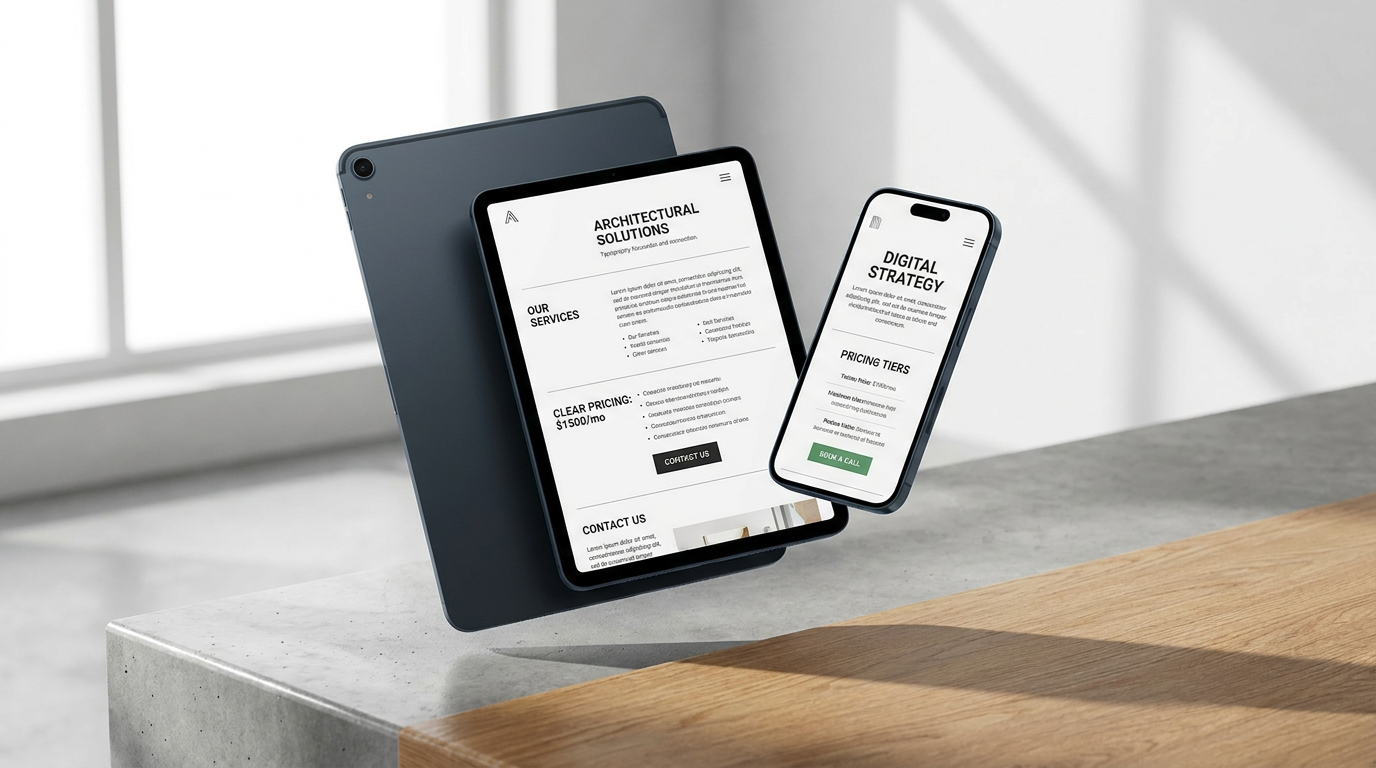Multi-device responsive brand presentation on tablet and mobile